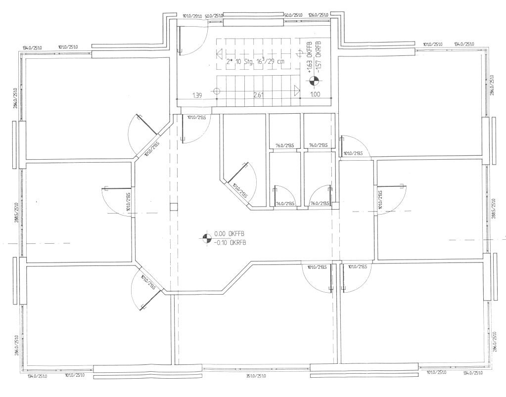 Grundriss Büro EG