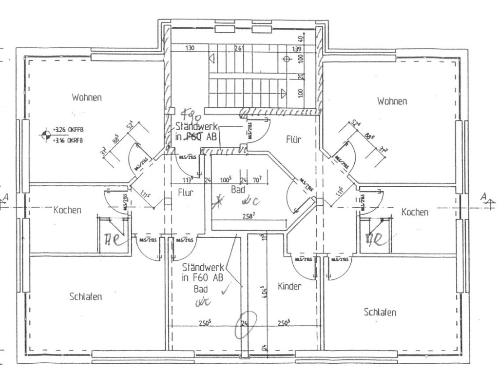 Grundriss Wohnung OG
