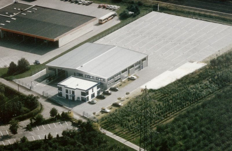 Luftaufnahme des Gewerbeobjekts