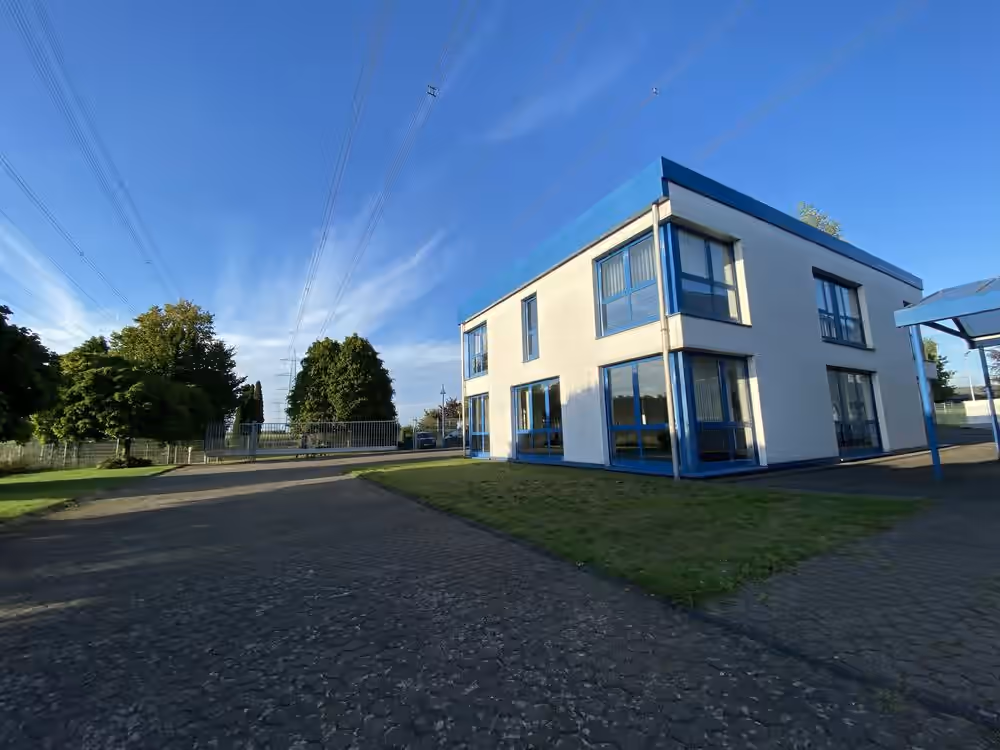 Bürogebäude Seitenansicht