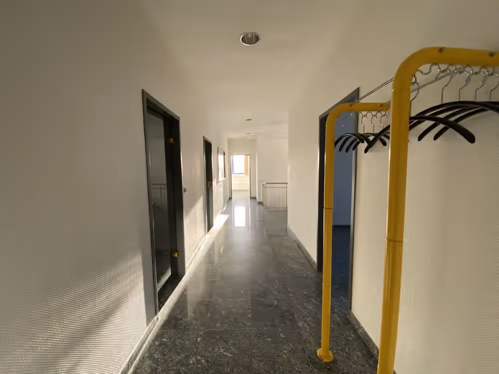 Büroflur im Obergeschoss